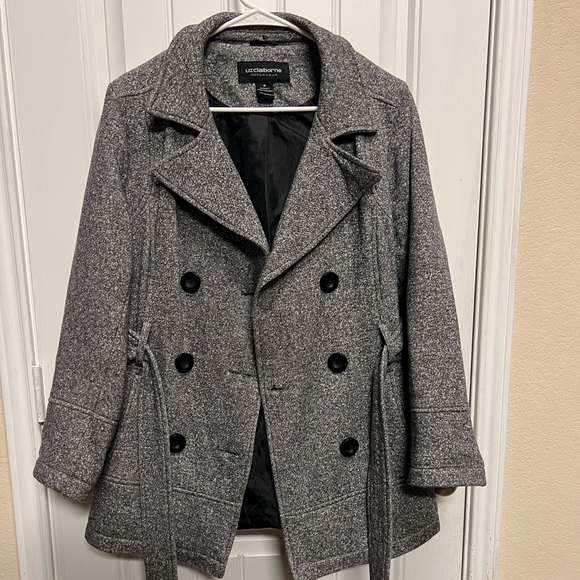 Liz Claiborne New York Fully Lined Jacket Pea Coat - Picture 1 of 4